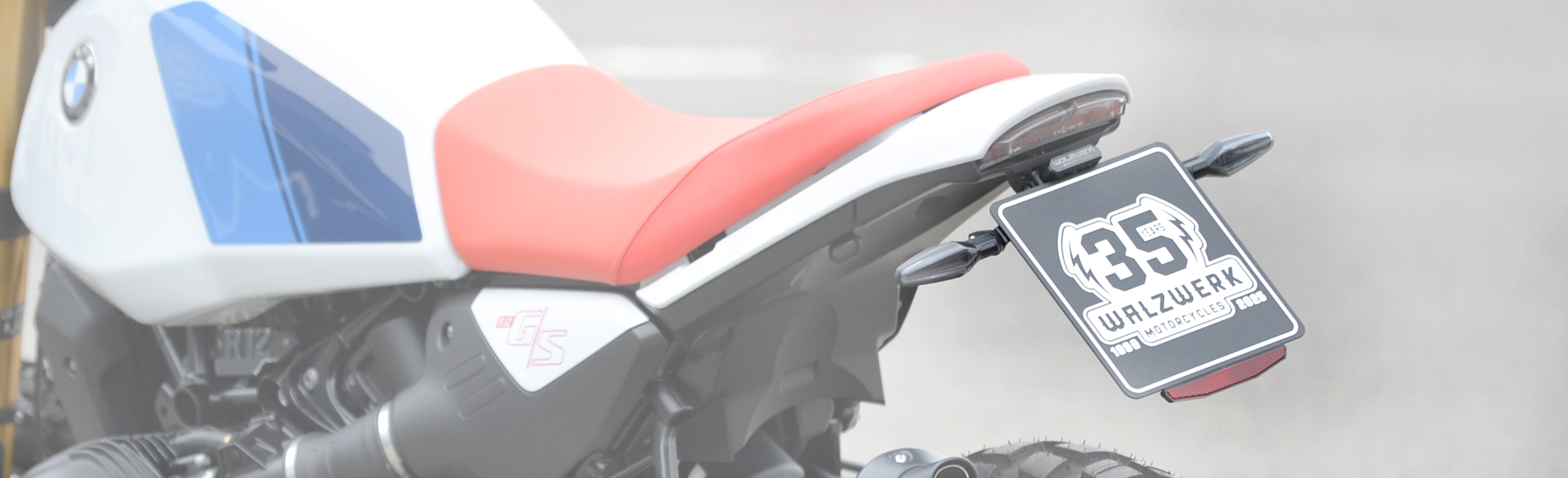 BMW R12 G/S Kennzeichenhalter