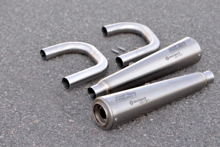 Exhaust Kit in silver