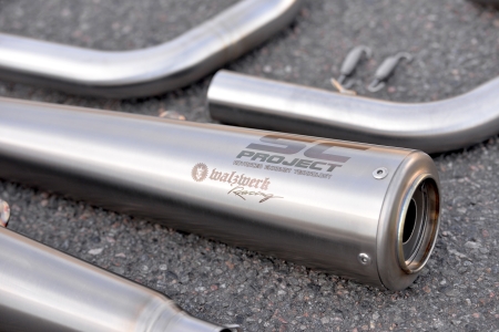 Exhaust Kit in silver