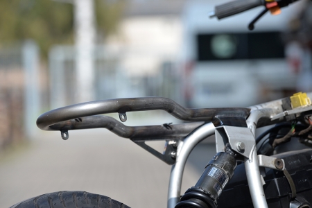 Rear Frame Paralever in black
