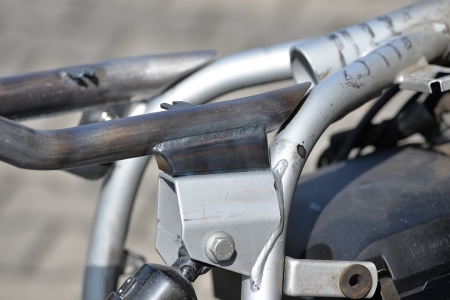 Rear Frame Paralever in black
