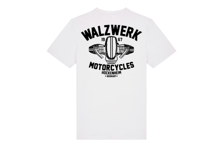 Boxer T-Shirt, weiss schwarz