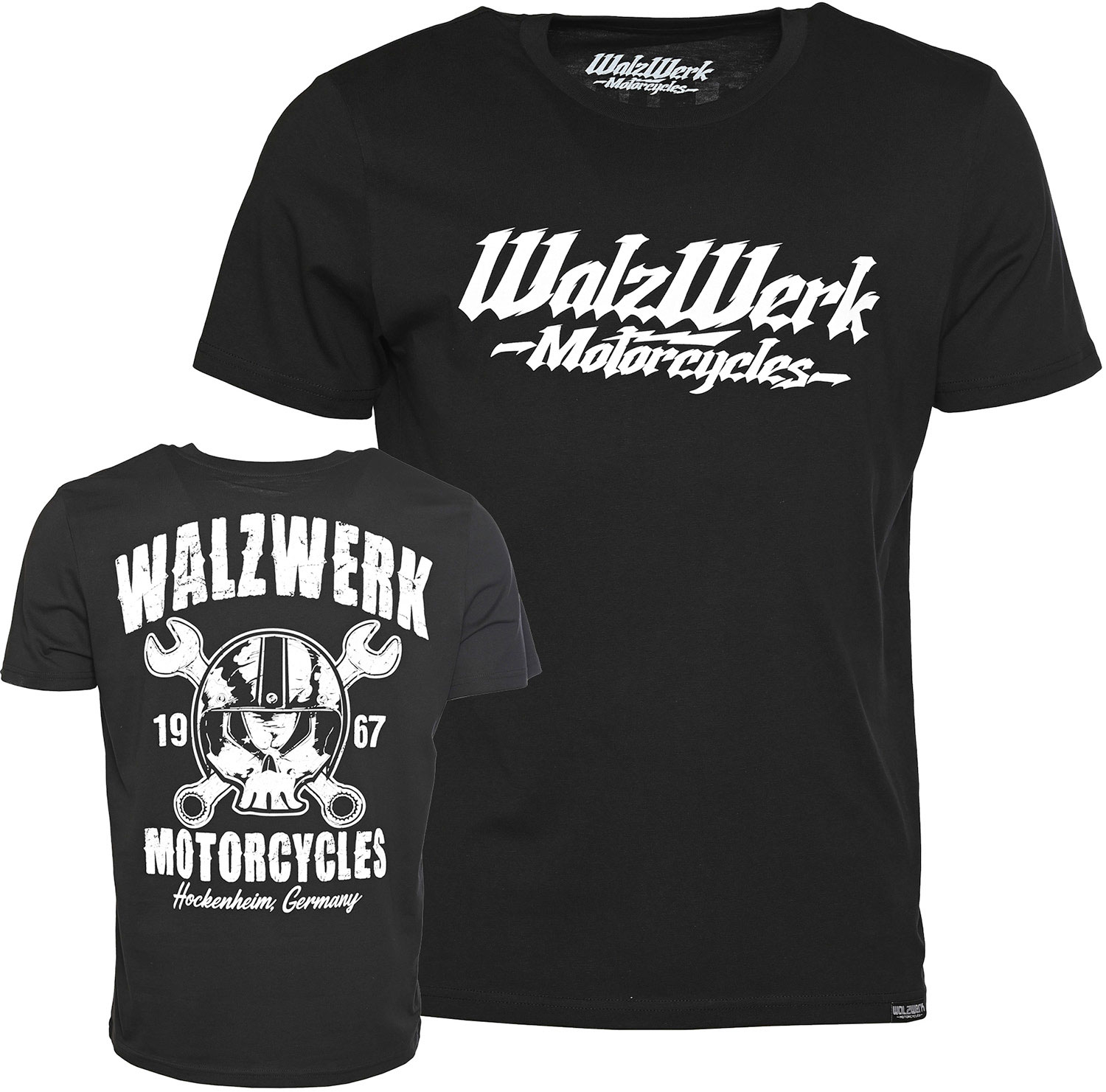WalzWerk® MotorcyclesWalzWerk® "SkullHelmet" Shirt in schwarz