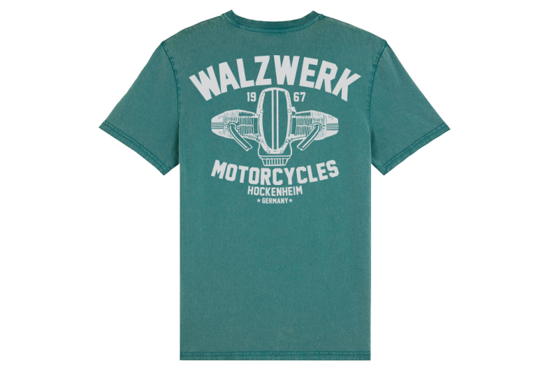 Boxer T-Shirt, vintage grün