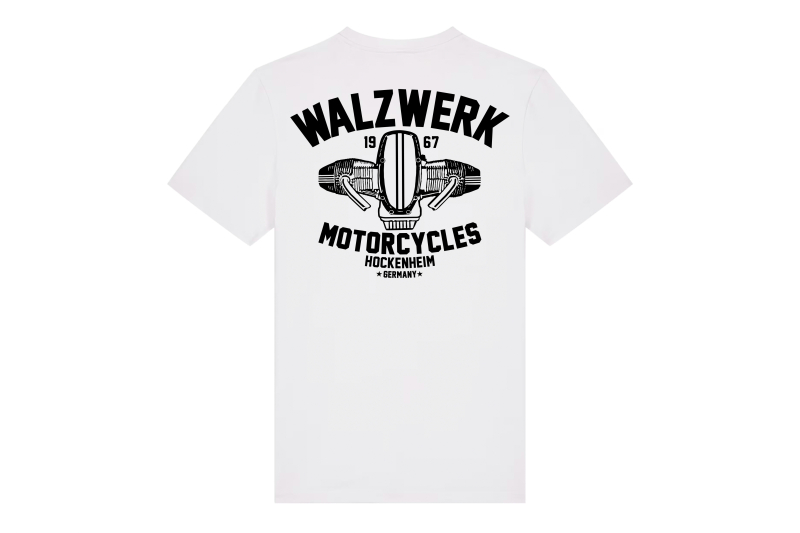 Boxer T-Shirt, weiss schwarz