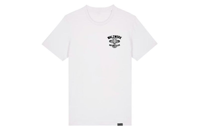 Boxer T-Shirt, weiss schwarz