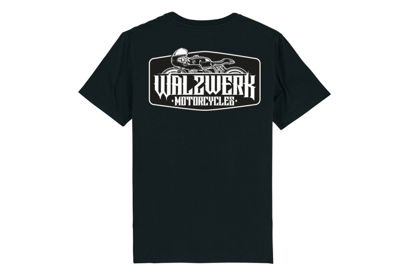 Statement T-Shirt, schwarz