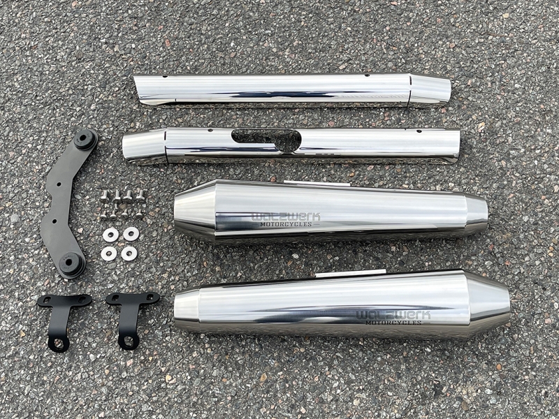 Exhaust Kit, polished